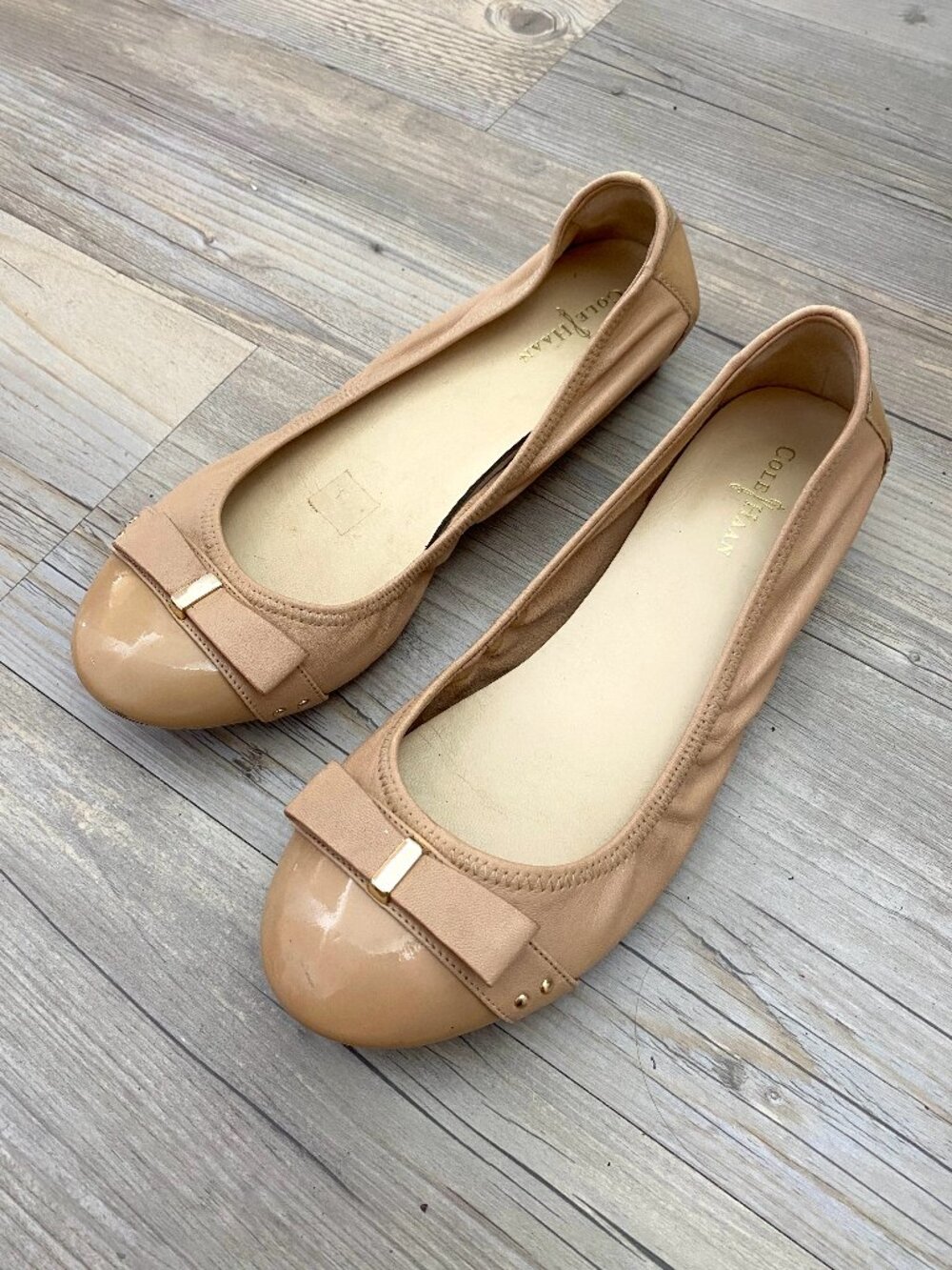 Cole Haan Nike Air Tan Flats Size 7